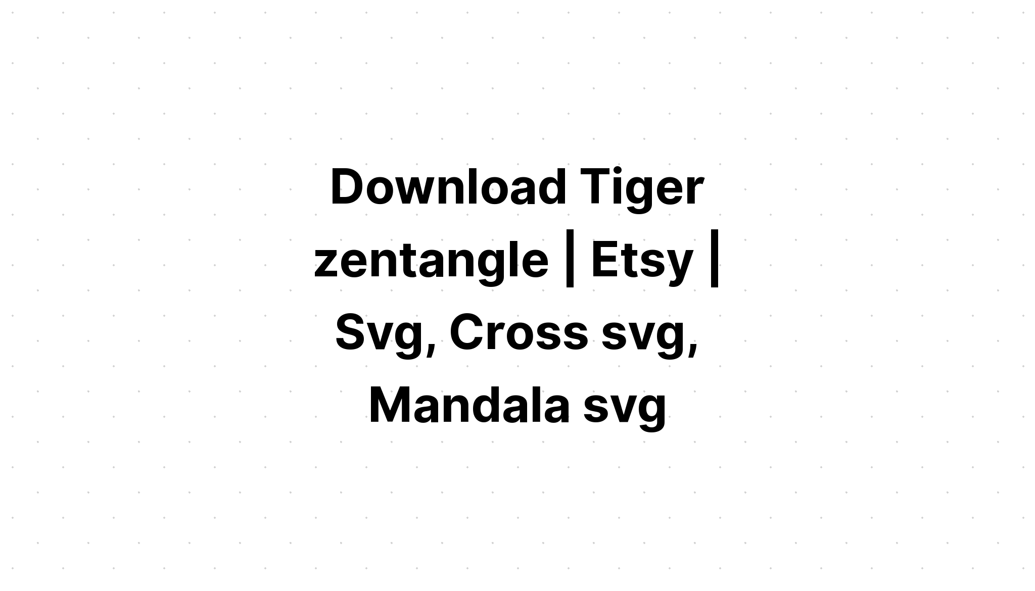 Download Layered Mandala Tiger Svg For Silhouette - Free SVG Cut File